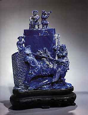 Lapis Lazuli Carving photo image