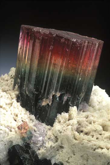 Tricolor Tourmaline photo image