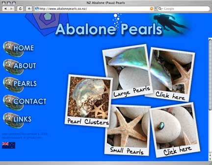 Abalone Pearls Website photo image