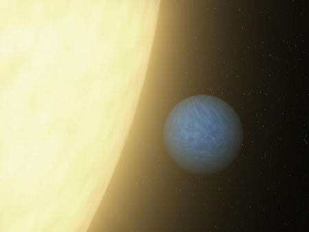 Planet and Sun illustration