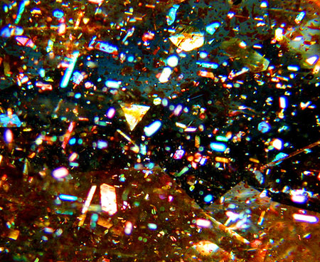 Tanzanian Sunstone photomicrograph image