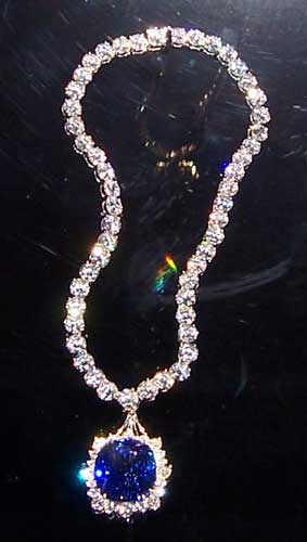 Sapphire and Diamond Necklace photo image