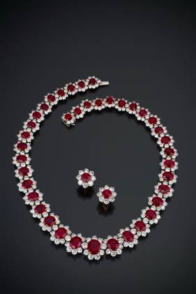 Ruby and Diamond Necklace photo image