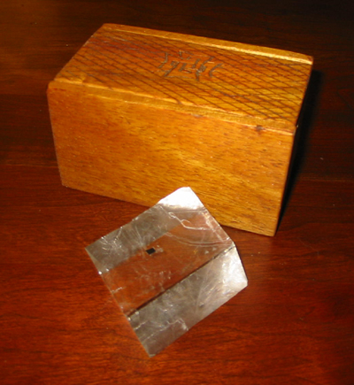 Calcite Rhomb and Carved Box photo image