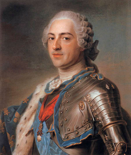 Louis XV pastel image