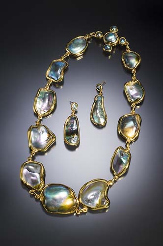 Abalone Pearl Necklace photo image