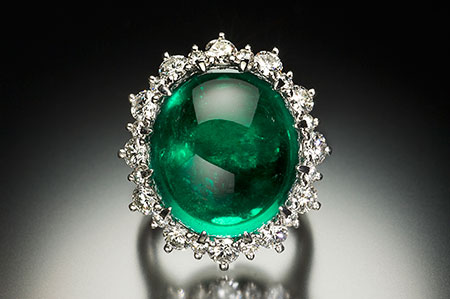 Emerald and Diamond Ring/Pendant photo image