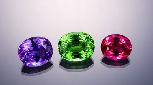 Three Paraiba-Type Tourmalines photo image