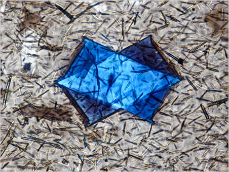 Obsidian photomicrograph image