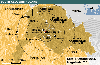 Earthquake Epicenter Map image