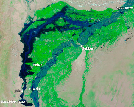 Sindh satellite image