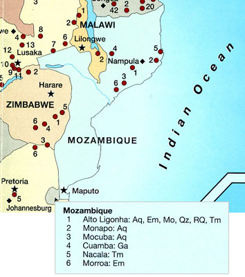 Mozambique Map image