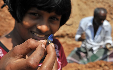 Girl With Sapphire photo image