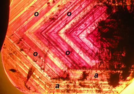Alexandrite photomicrograph image