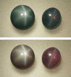 Synthetic Alexandrite Cabochons photo images