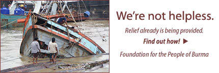 Burma Cyclone Relief banner image