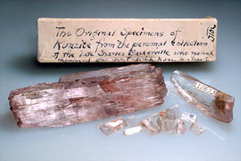 kunzite, spodumene, Kunz, G.F. Kunz, George F. Kunz