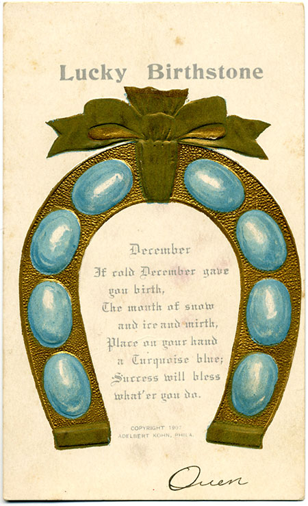 Birthstone card image