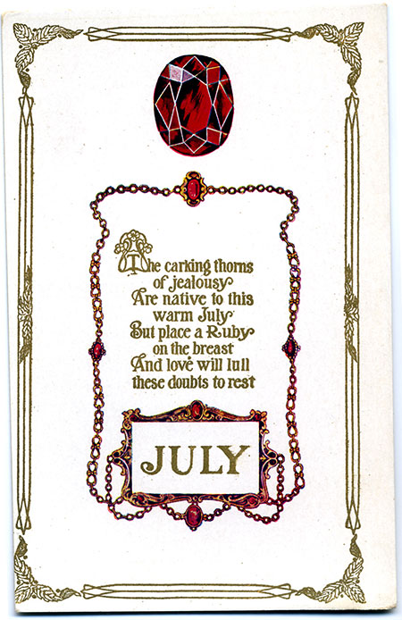 Birthstone card image