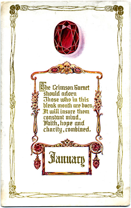 Birthstone card image