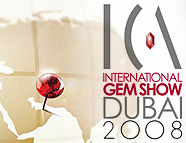 ICA International Gem Show Dubai 2008 logo image