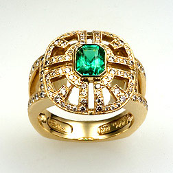 Natural Emerald Ring photo image